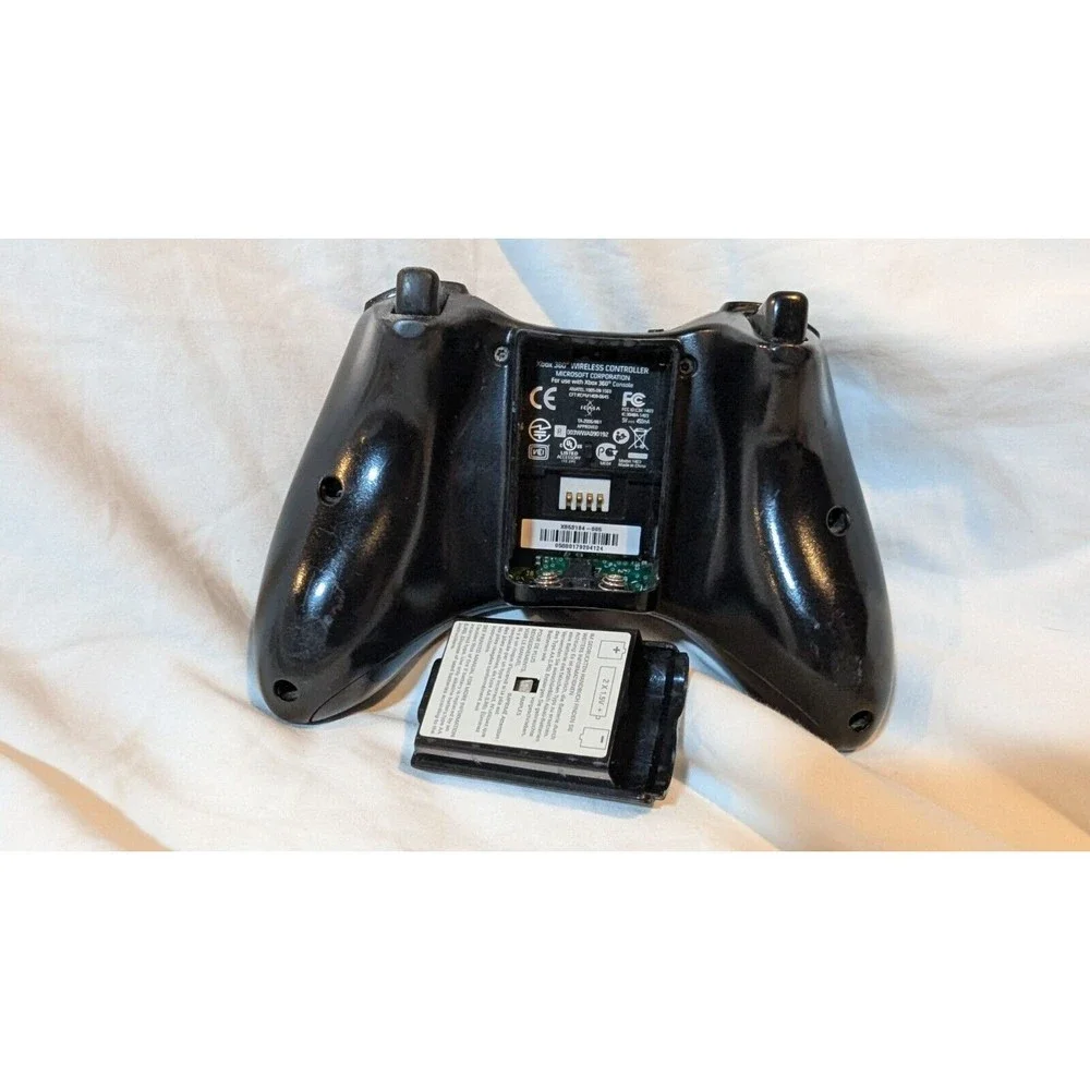 Microsoft Xbox 360 Wireless Gaming Controller - Black UNTESTED